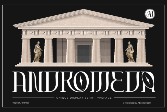 Andromeda: A Display Serif Typeface That Merges Elegance and Modernity