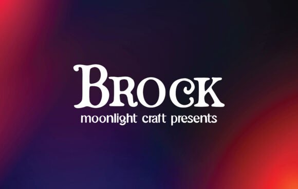 Brock Font: A Bold Blend of Vintage and Modern Style
