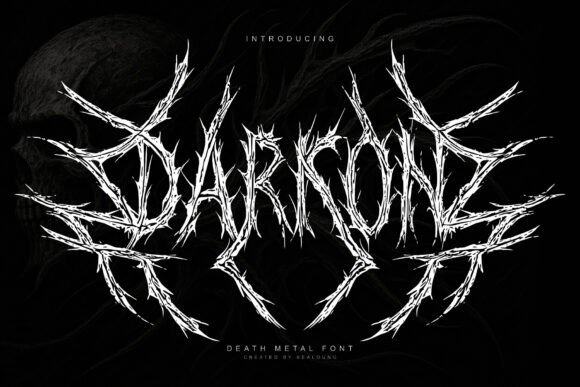 Darkon: A Sinister Typeface for Bold Visual Statements