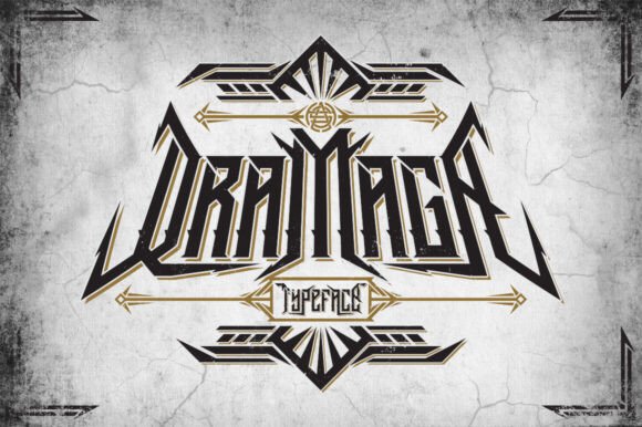 Dramaga: A Font for Posthardcore-Inspired Design