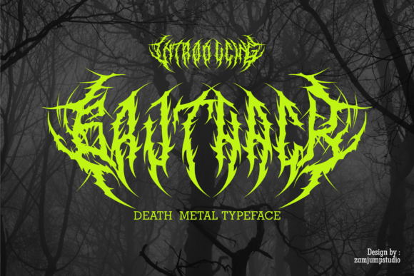 Gruthack: The Ultimate Typeface for Extreme Music and Bold Visual Statements