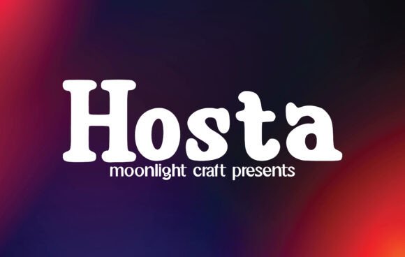 Hosta: Elevating Design with a Handwritten Font of Elegance