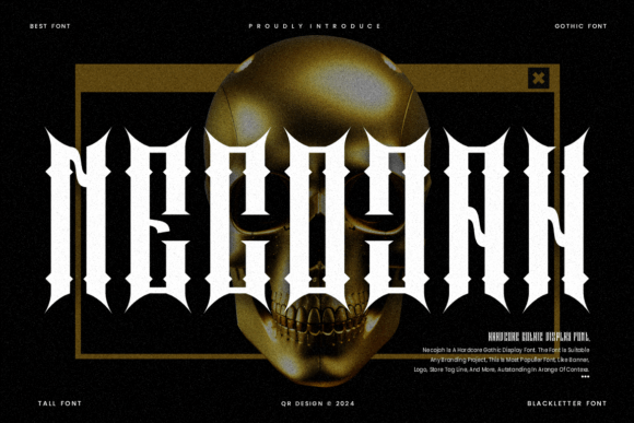 Necojah: A Bold Font for Modern Branding