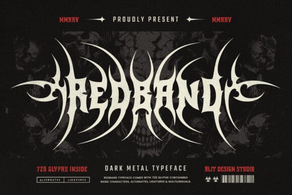 Red Band Typeface: Mastering the Art of Aggressive Typography