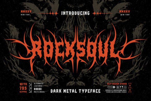 Rocksoul — A Font That Roars from the Underground