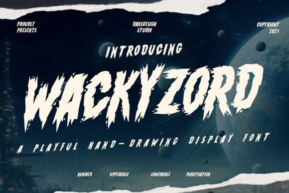 Wackyzord: A Font That Captures the Chaos of Creativity