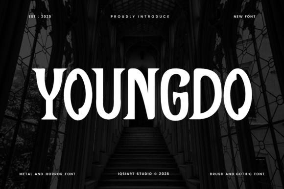 Youngdo: The Gothic Font for Bold, Edgy Design Projects